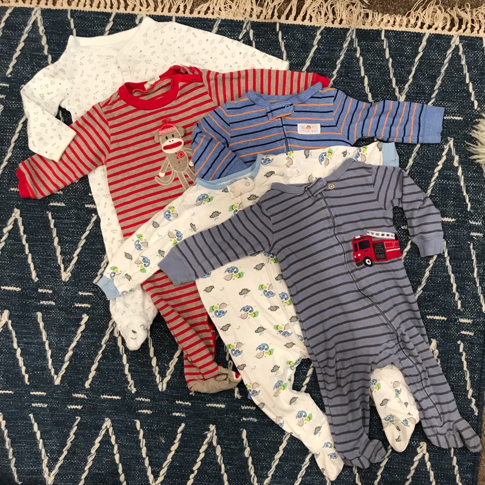 Baby Boy Jammie lot